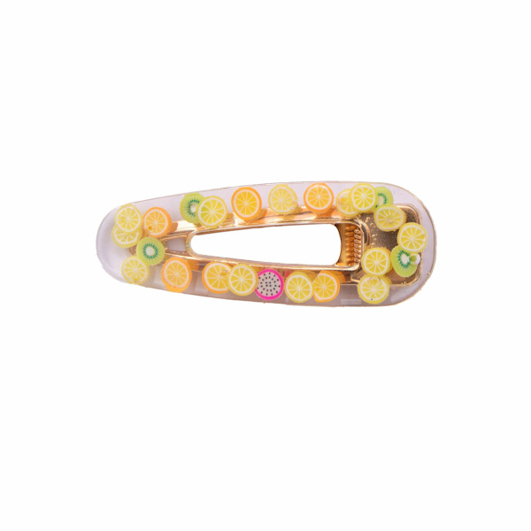 barrette résine fruit acidulés enfants