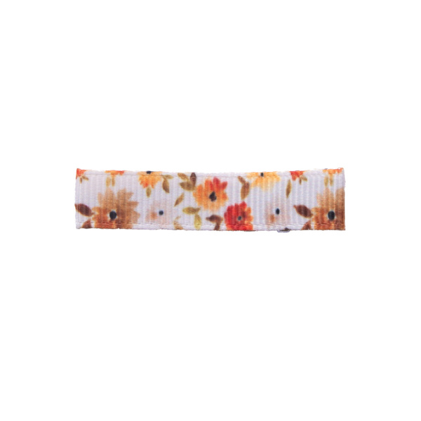 barrette fille fleurs automne pince