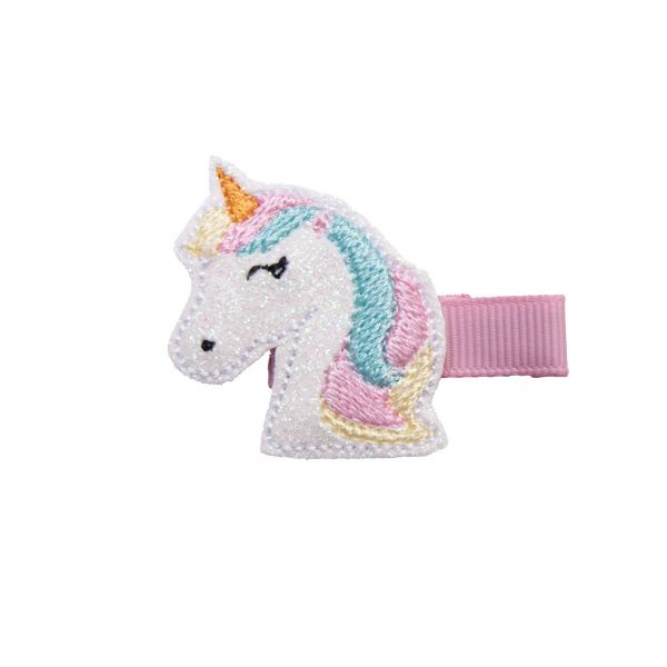 Barrette fille licorne multicolore