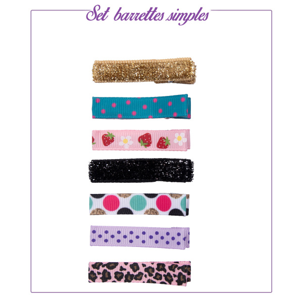 BARRETTES LOTS anti glisse enfants