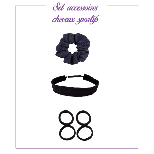 set accessoires cheveux sportifs