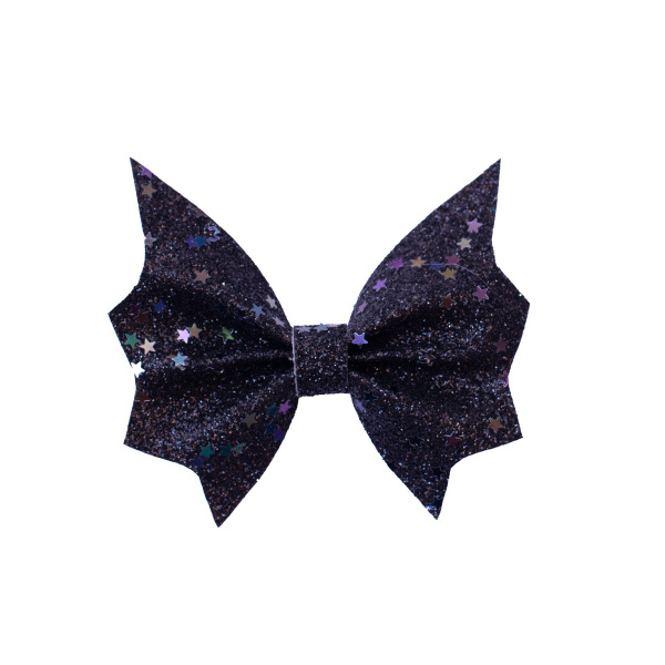 Barrette chauve souris ailes paillettes