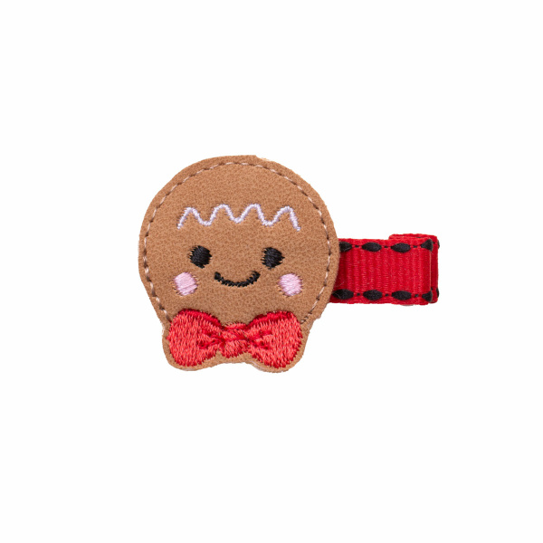 barrette enfant pain d'épice noel