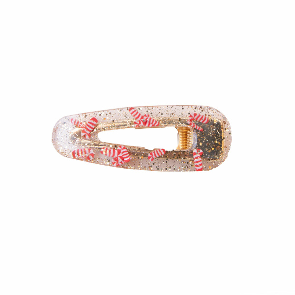 Barrette resine enfant noel