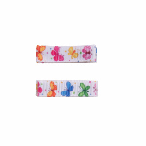 Barrette duo papillons