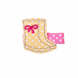 Barrette enfant bottes de jardin