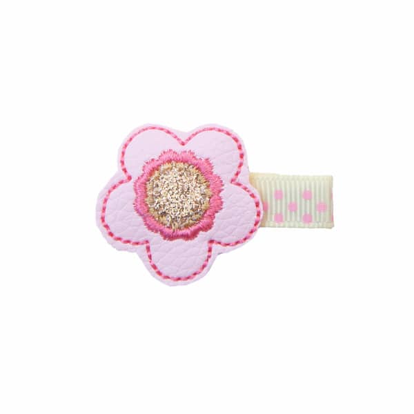 barrette bebe fille fleur de paques