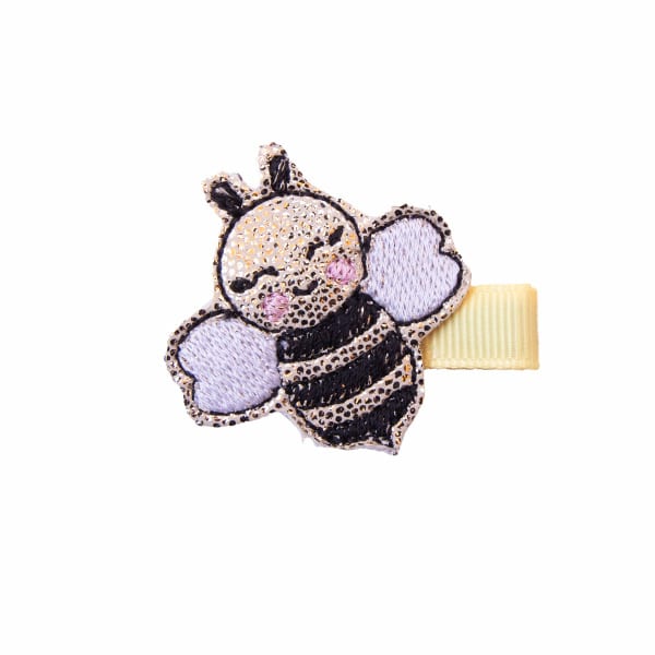 barrette cheveux abeille fille gold